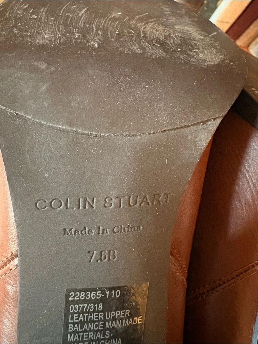 Colin Stuart Tall Brown Leather Over-The-Knee Boots